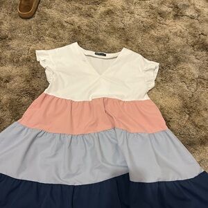 Charming Multi-Color Kids Dress
